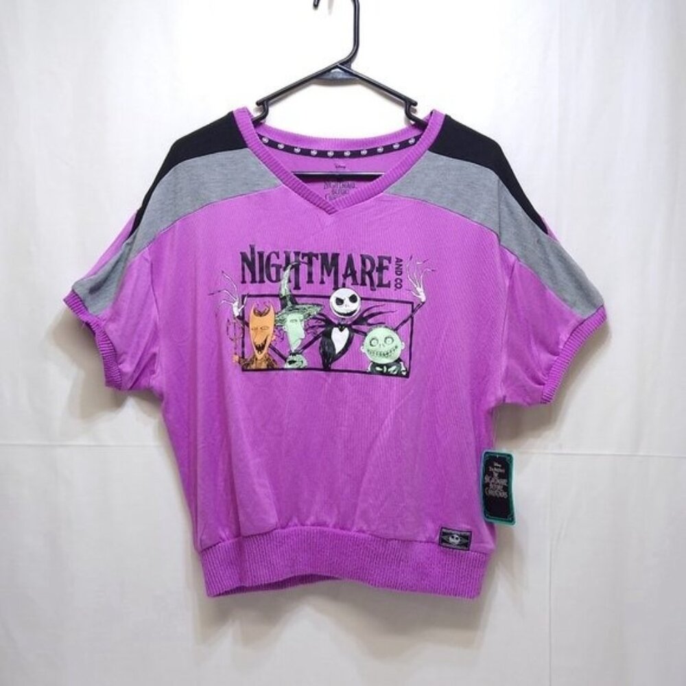 Nightmare Before Christmas Sleep Wear Medium (8-10) Halloween Tim Burton's NWT